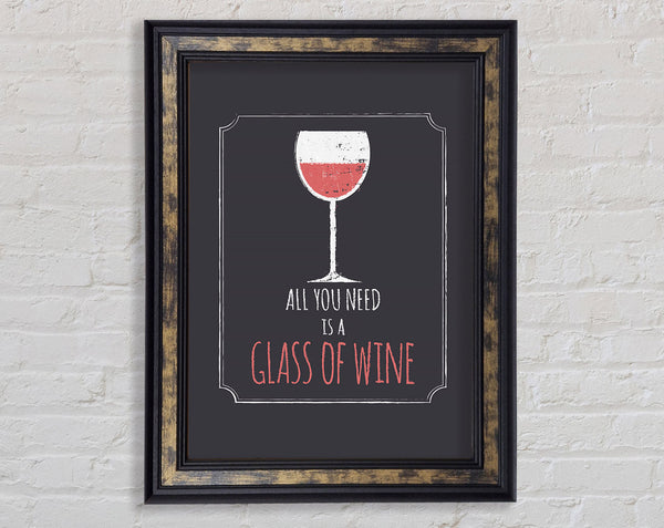 All You Need Is Framed Print