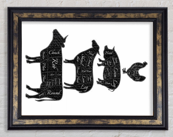Butchers Selection 2 Framed Print