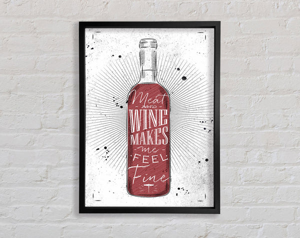 Fleisch und Wein tun mir gut