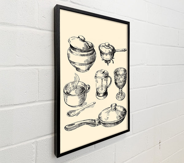 Retro Pots And Pans