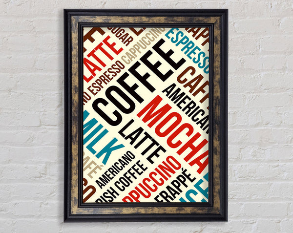 Coffee Heaven Framed Print