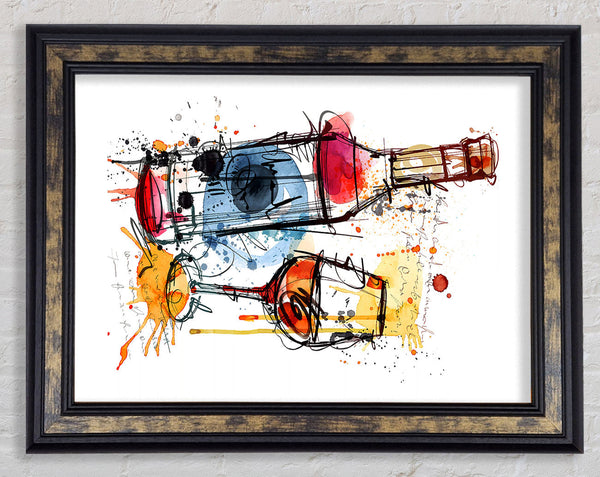 Wine Party Framed Print