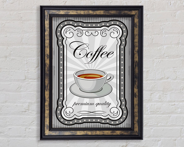 Coffee Premium Quality Framed Print