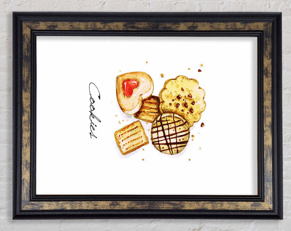 Biscuit Cookie Delight Framed Print