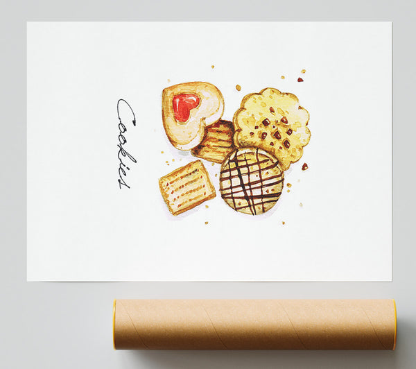 Biscuit Cookie Delight Print