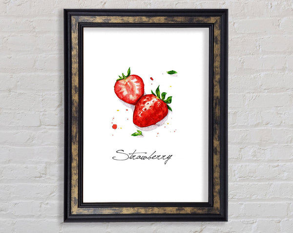 Strawberries Framed Print