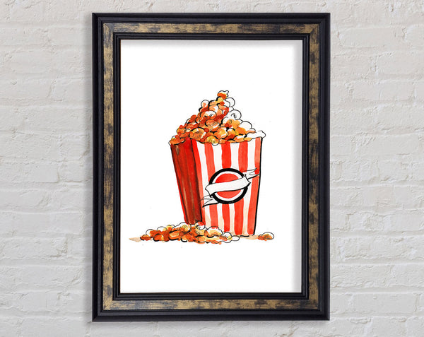 Time For Popcorn Framed Print