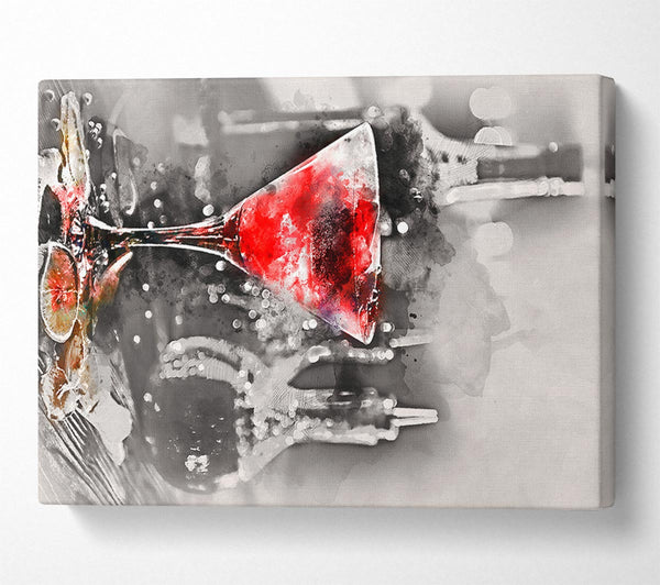Red Cocktail Canvas Print