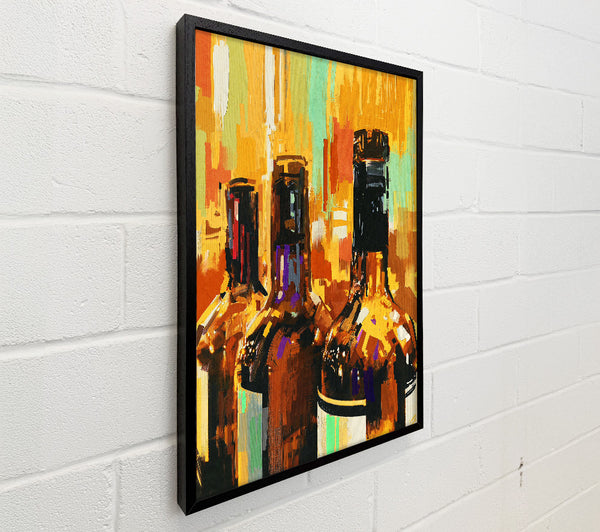 Retro Wine Bottles