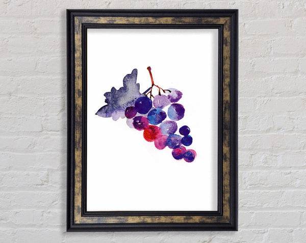 Wine Grapes Framed Print