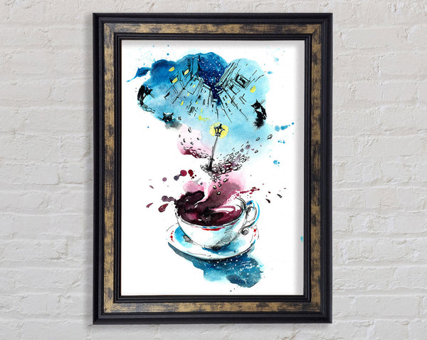 Coffee Nights Framed Print