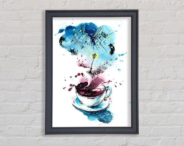 Coffee Nights Framed Print