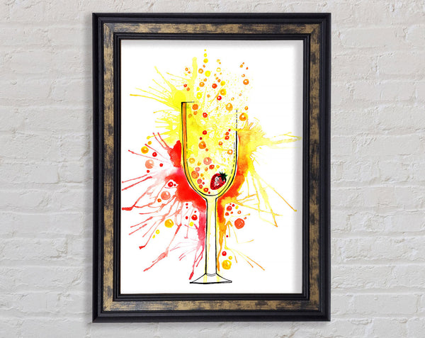Champagne Cocktail Framed Print