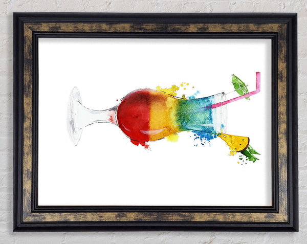 Jelly Baby Cocktail Framed Print