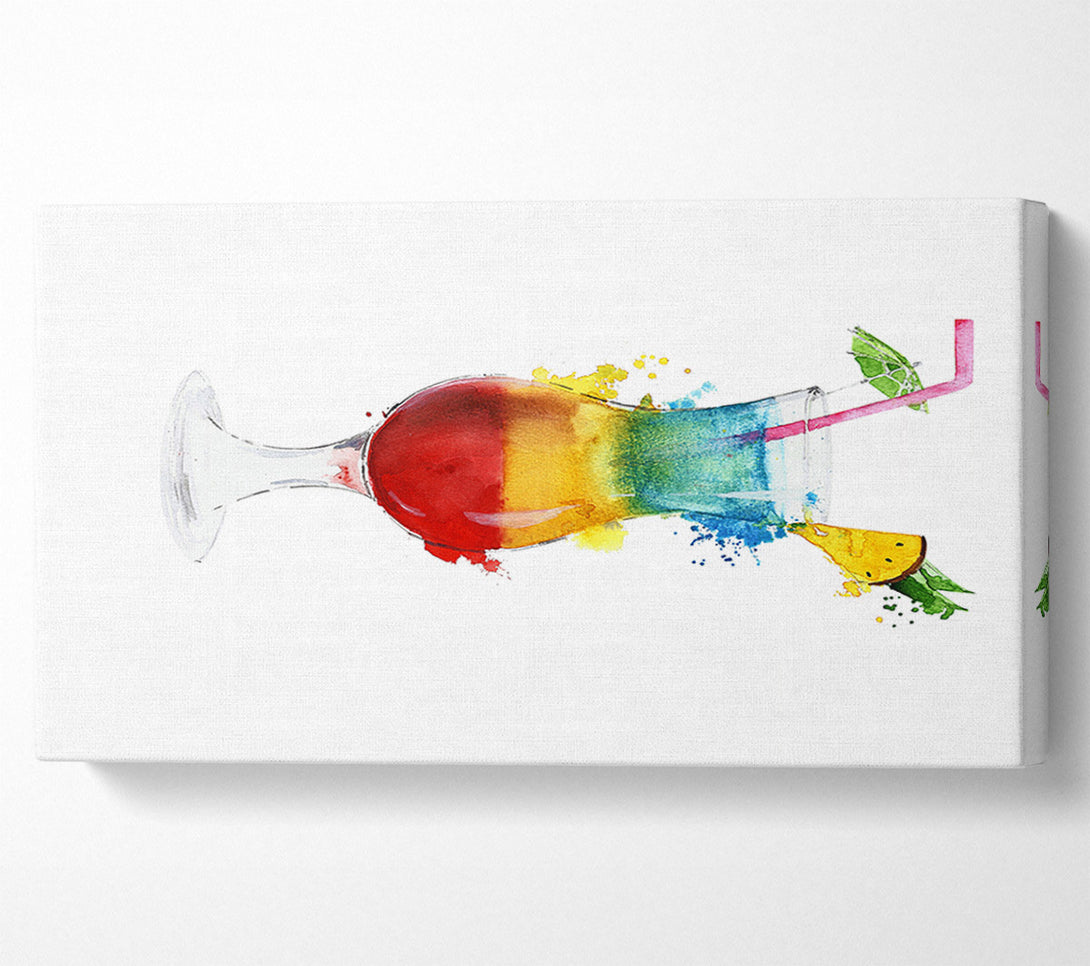  A Canvas Print of Jelly Baby Cocktail Canvas Art