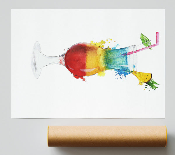 Jelly Baby Cocktail Print