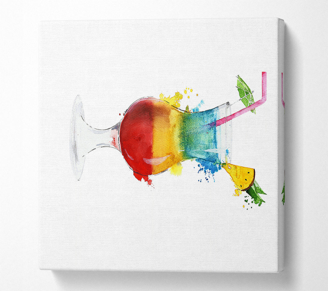  A Canvas Print of Jelly Baby Cocktail Canvas Art