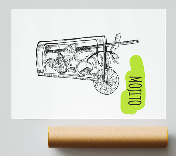 Mojito Cocktail 2 Giclee Print