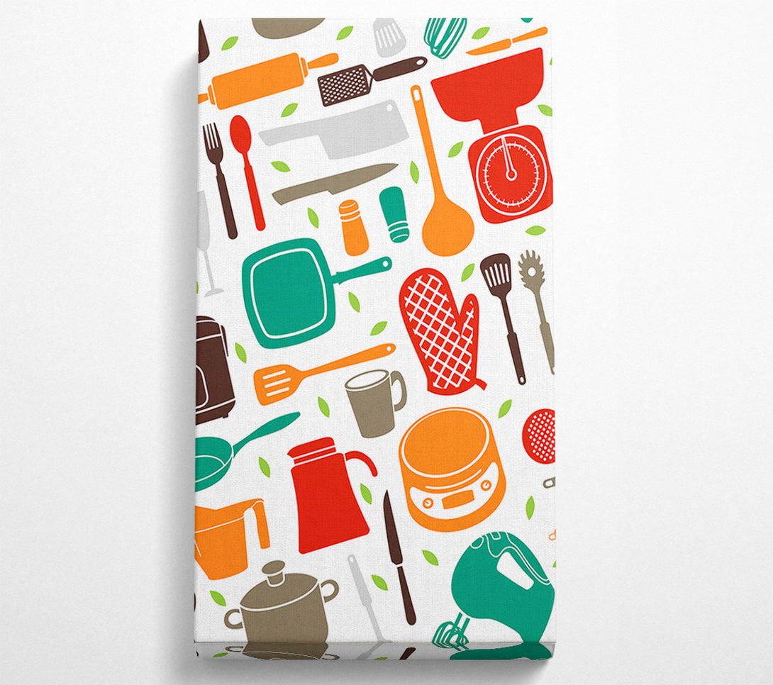  A Canvas Print of I Love Cooking 10 Canvas Wall Art