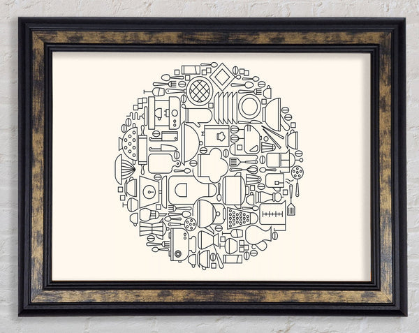 I Love Cooking 11 Framed Print