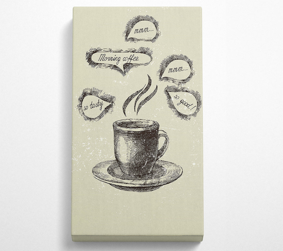  A Canvas Print of Morning Coffee Canvas Wall Art