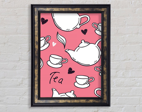 Love Of Tea Framed Print
