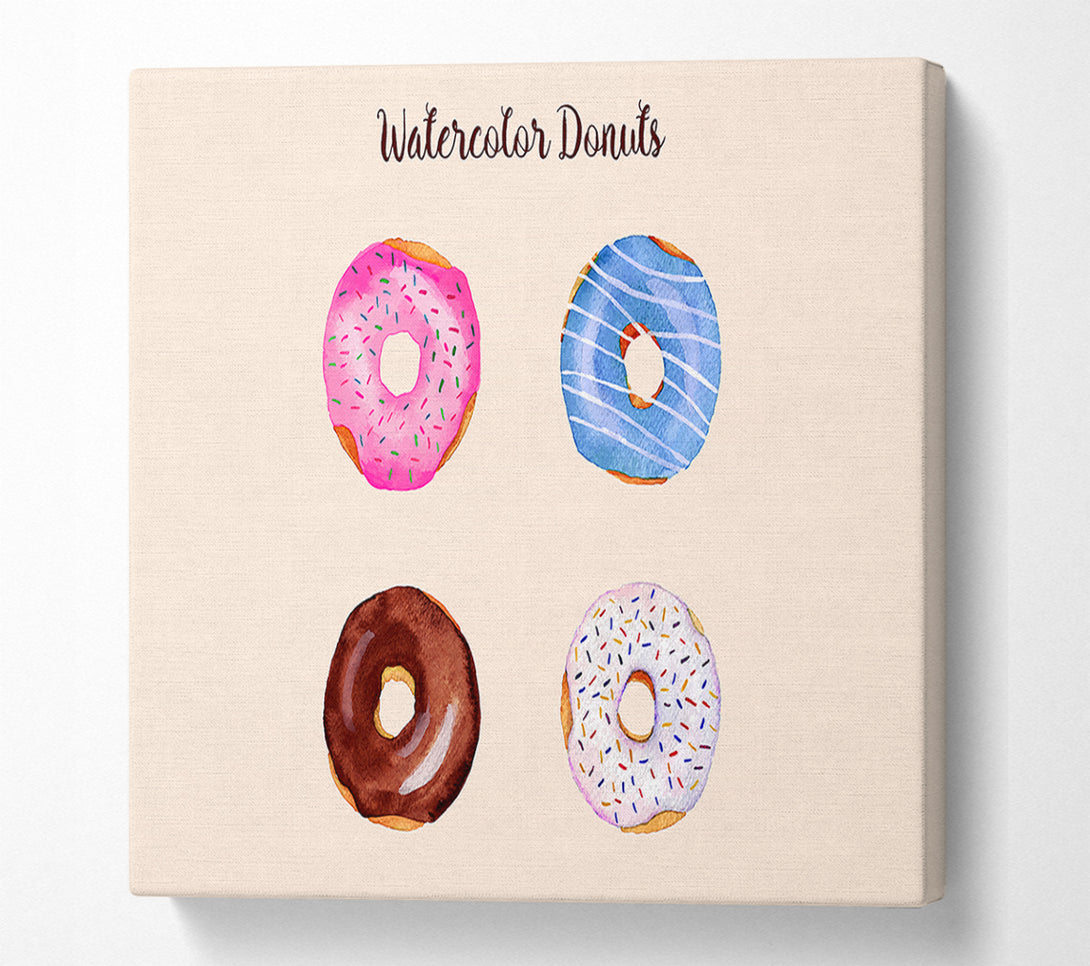  A Canvas Print of Donut Delight Canvas Wall Art