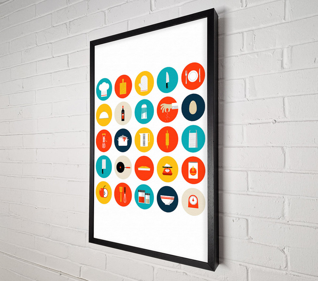  A Canvas Print of I Love Cooking 7 Canvas Print