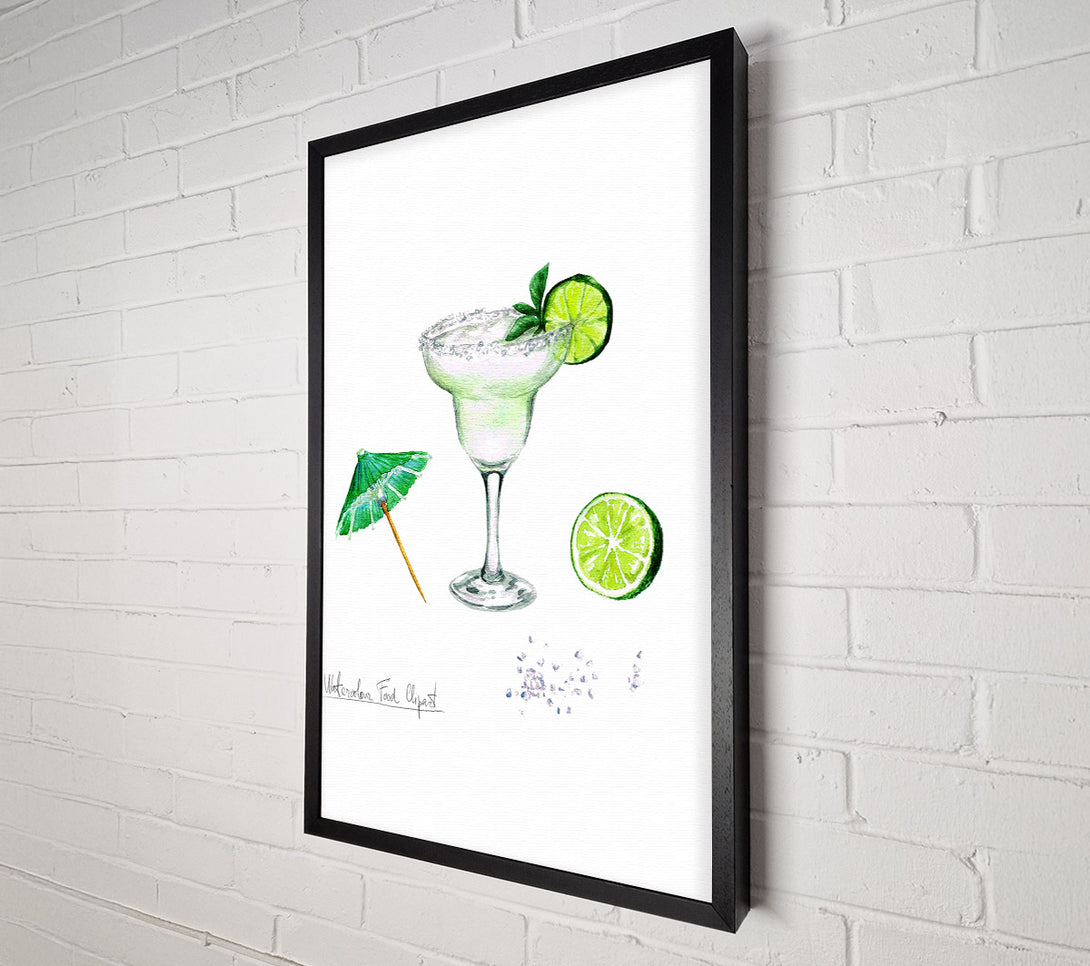  A Canvas Print of Mojito Cocktail 1 Canvas Print