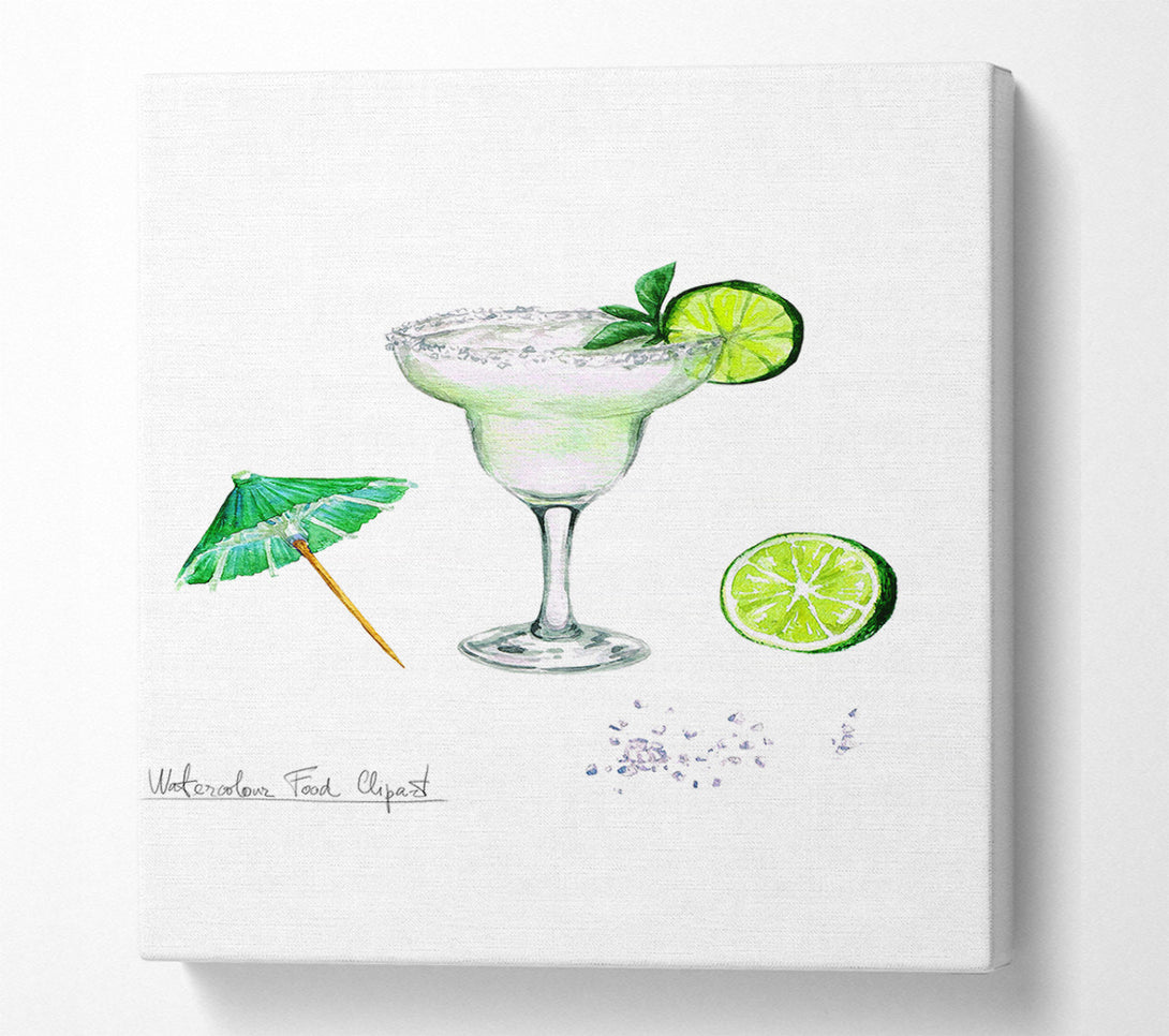  A Canvas Print of Mojito Cocktail 1 Canvas Print