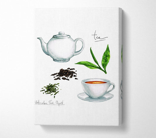 Tea Selection Canvas Wall Art