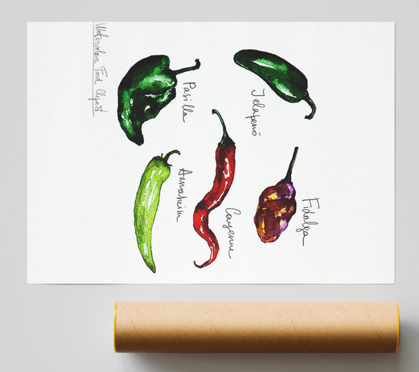 Chili Names Print