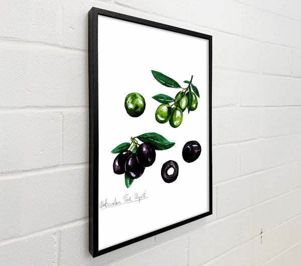 Black And Green Olives