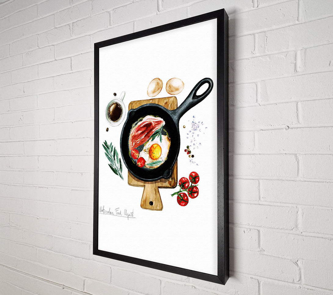  A Canvas Print of Morning Breakfast Canvas Art
