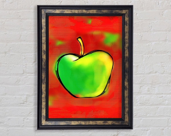 Green Apple Framed Print