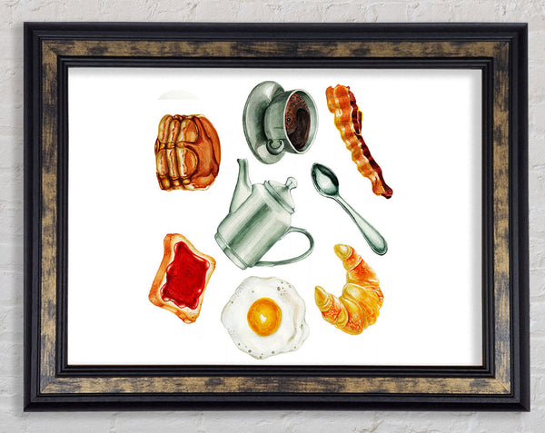Breakfast Ready Framed Print