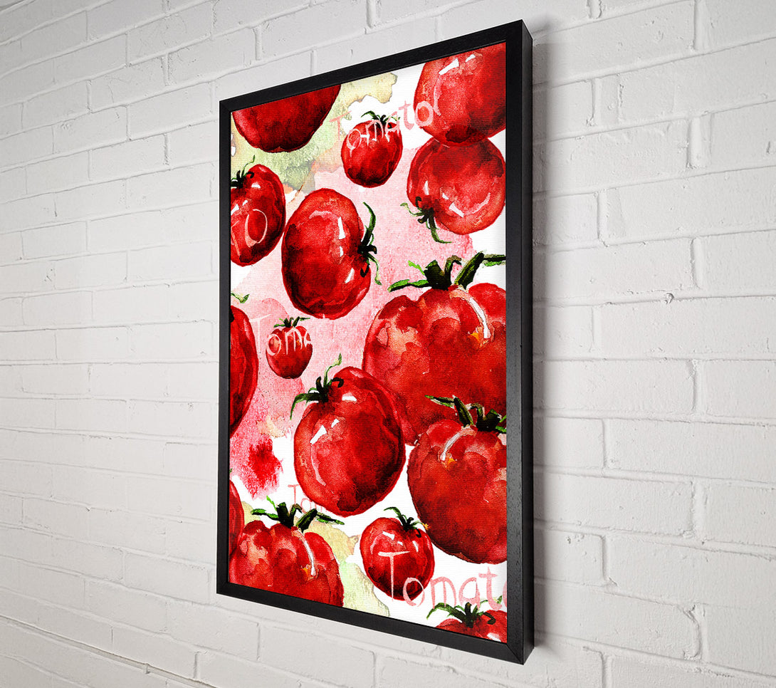  A Canvas Print of Just Tomatos Canvas Print