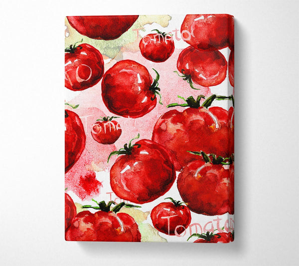  A Canvas Print of Just Tomatos Canvas Print