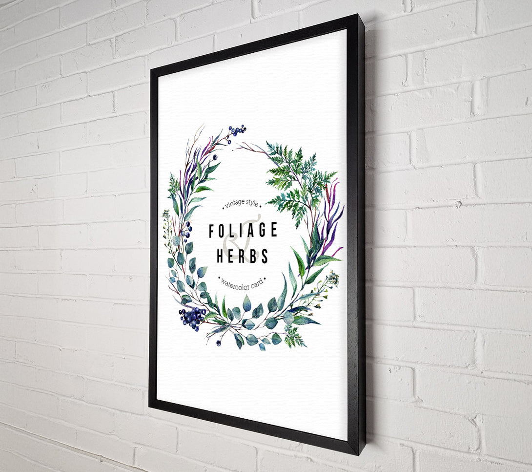  A Canvas Print of Herbs Canvas Print