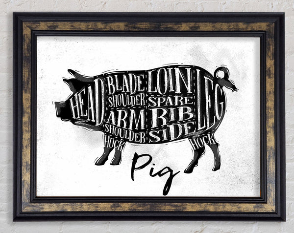 Butchers Selection 11 Framed Print