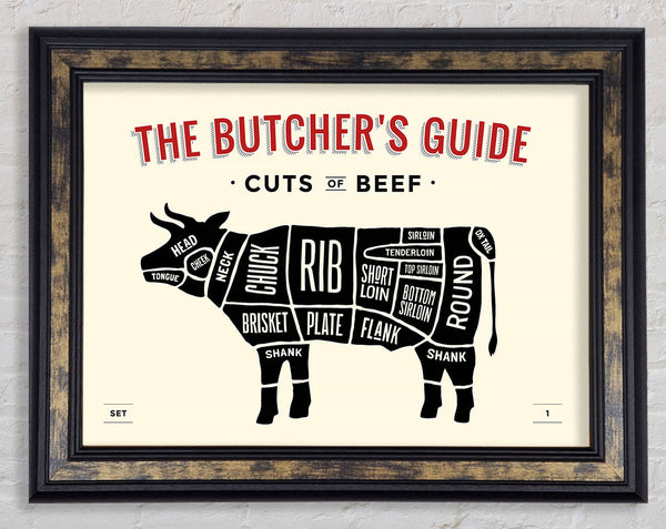 Butchers Selection 7 Framed Print