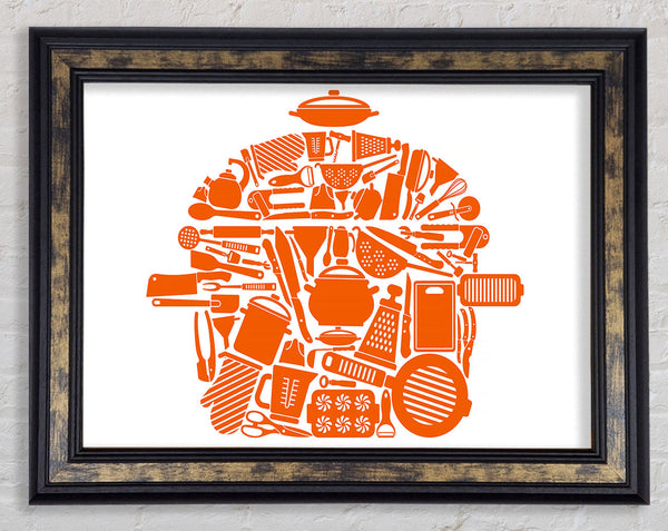 I Love Cooking 5 Framed Print