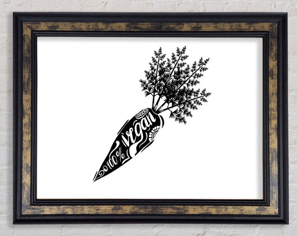 Vegan Framed Print