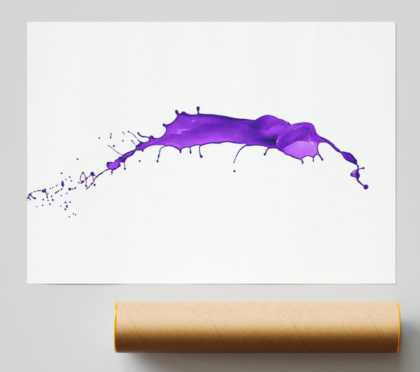 Purple Splash Print