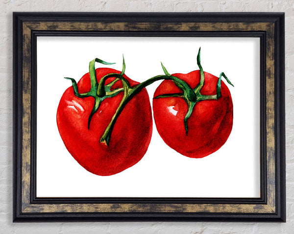 Duo Tomato 2 Framed Print