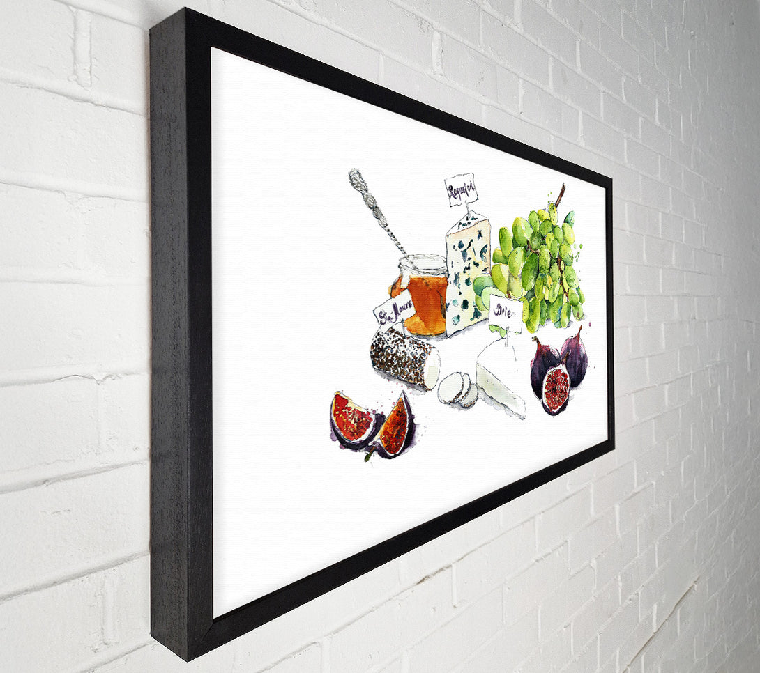  A Canvas Print of Perfect Cheeseboard Canvas Wall Art