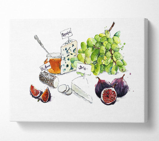Perfect Cheeseboard Canvas Wall Art
