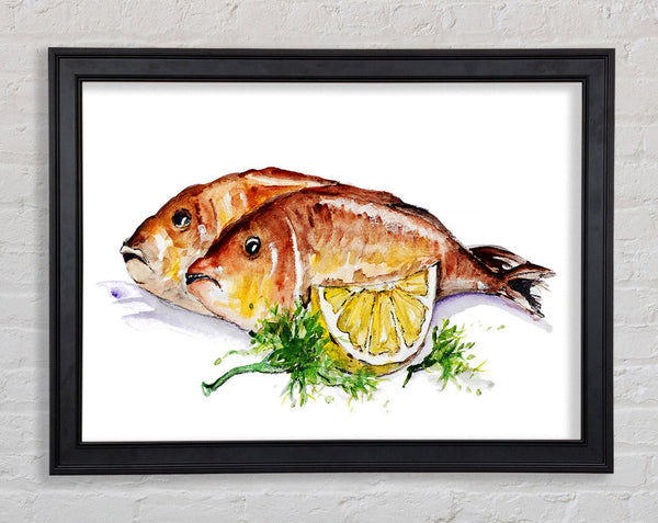 Lemon Sole Framed Print