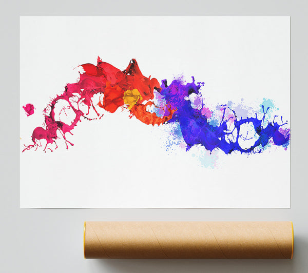 Colours Collide 1 Giclee Print