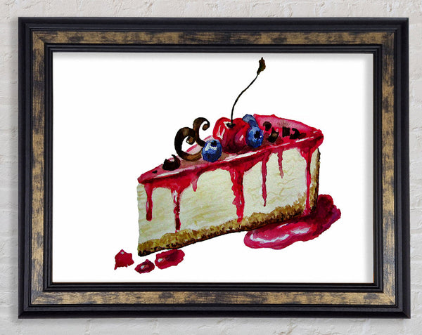 Cheesecake Delight Framed Print
